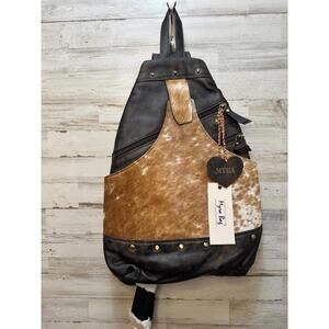 NEW MYRA BAG MINE CART WAY SLING BAG BACKPACK SHOULDER BAG  S-9755 MAKE OFFER!!!